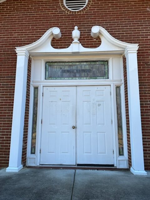 Mt. Moriah Baptist Church Before Door and Hardware Replacement