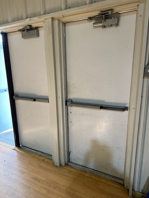 Hoke County Schools Scurlock Elementary Gym Door Replacement - BEFORE