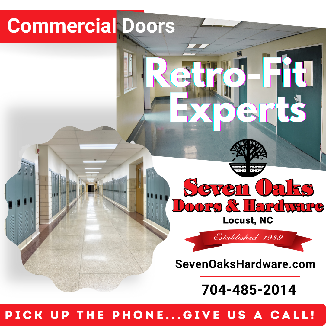 Retro-Fitting Commercial Doors: Trust the Experts!
