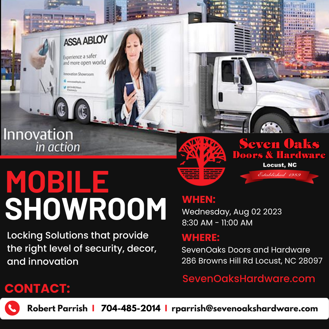ASSA Mobile Innovation Showroom - MARK YOUR CALENDARS!