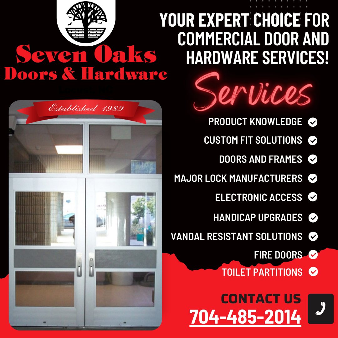 Your Expert Choice for Commercial Door and Hardware Services!