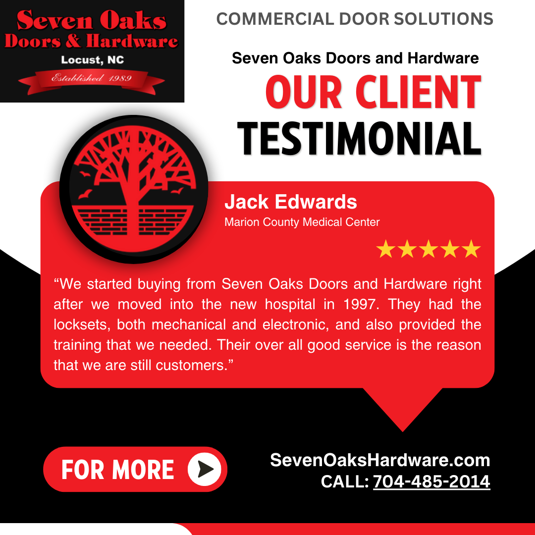 Reviews Matter! Seven Oaks Doors and Hardware