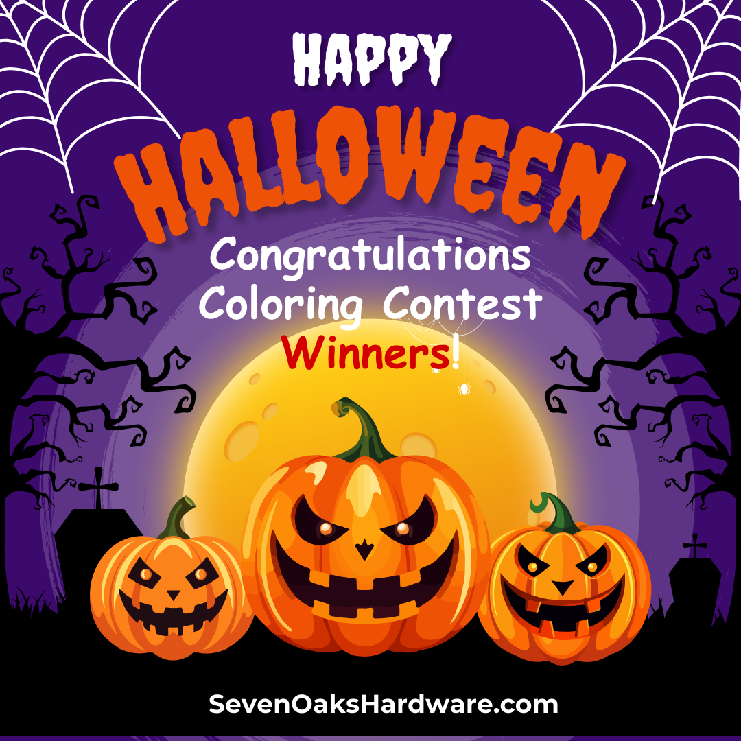 Congratulations to our Halloween Coloring Contest Winners!