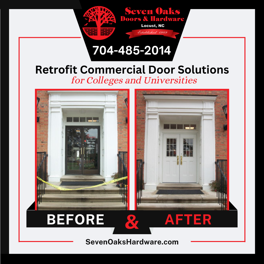 4 Important Reasons Colleges and Universities Should Choose Seven Oaks for Retrofitting Commercial Doors
