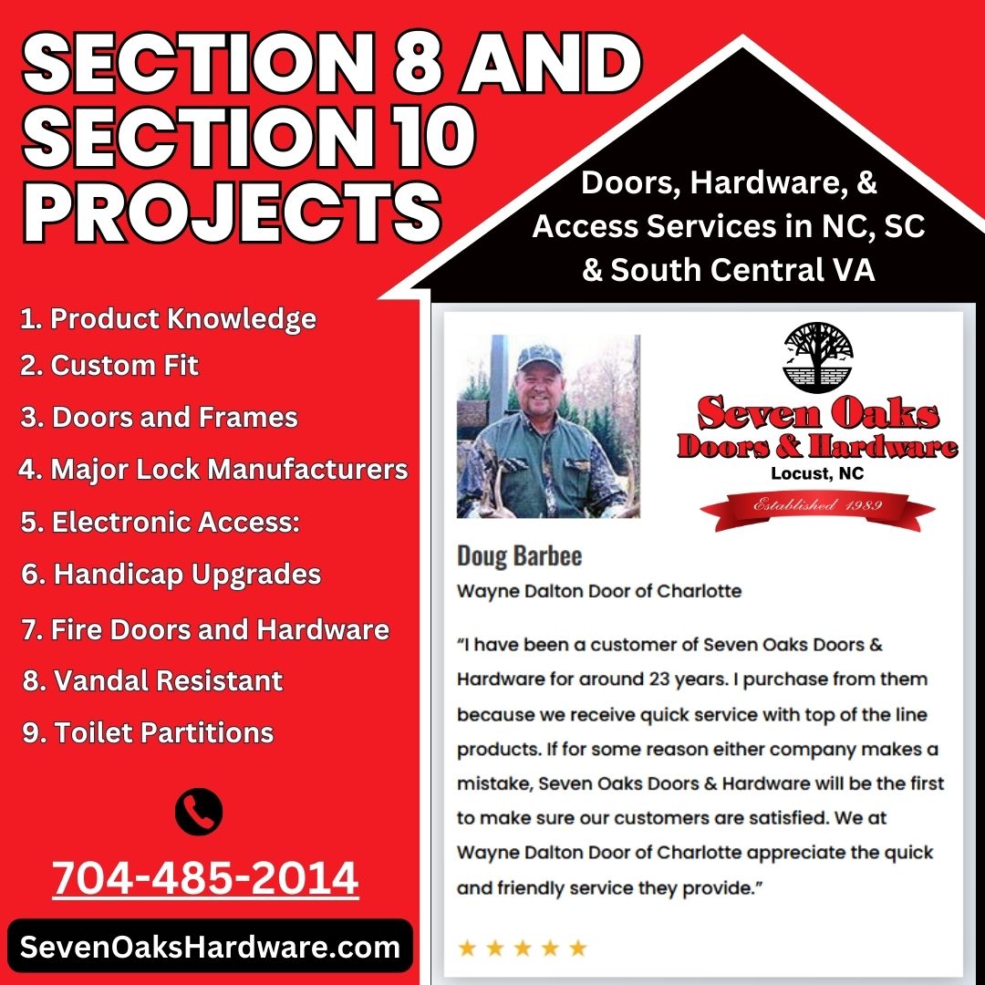 9 Specialized Services - Seven Oaks Doors and Hardware Solutions