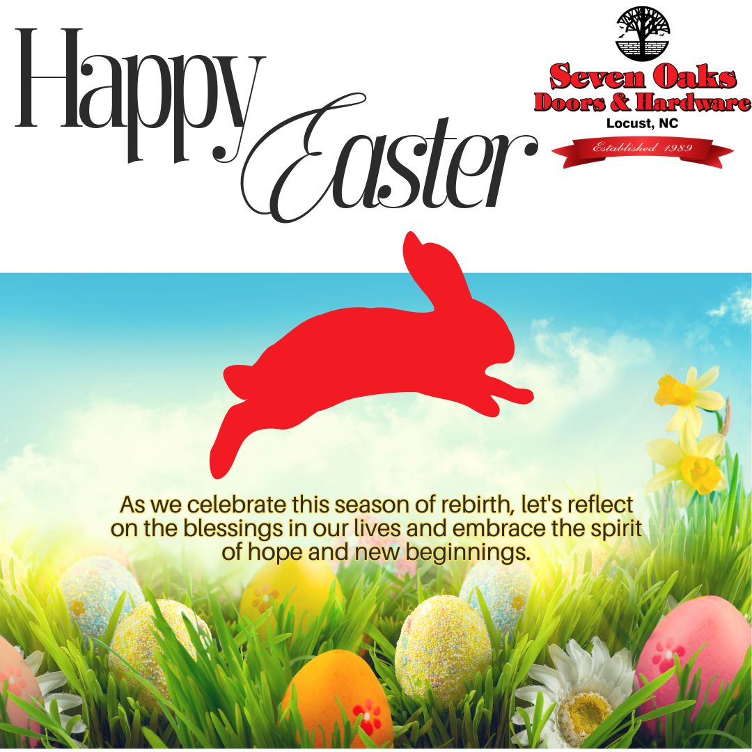 🐰🌷 Happy Easter from Seven Oaks Commercial Door Solutions! 🥚🐣