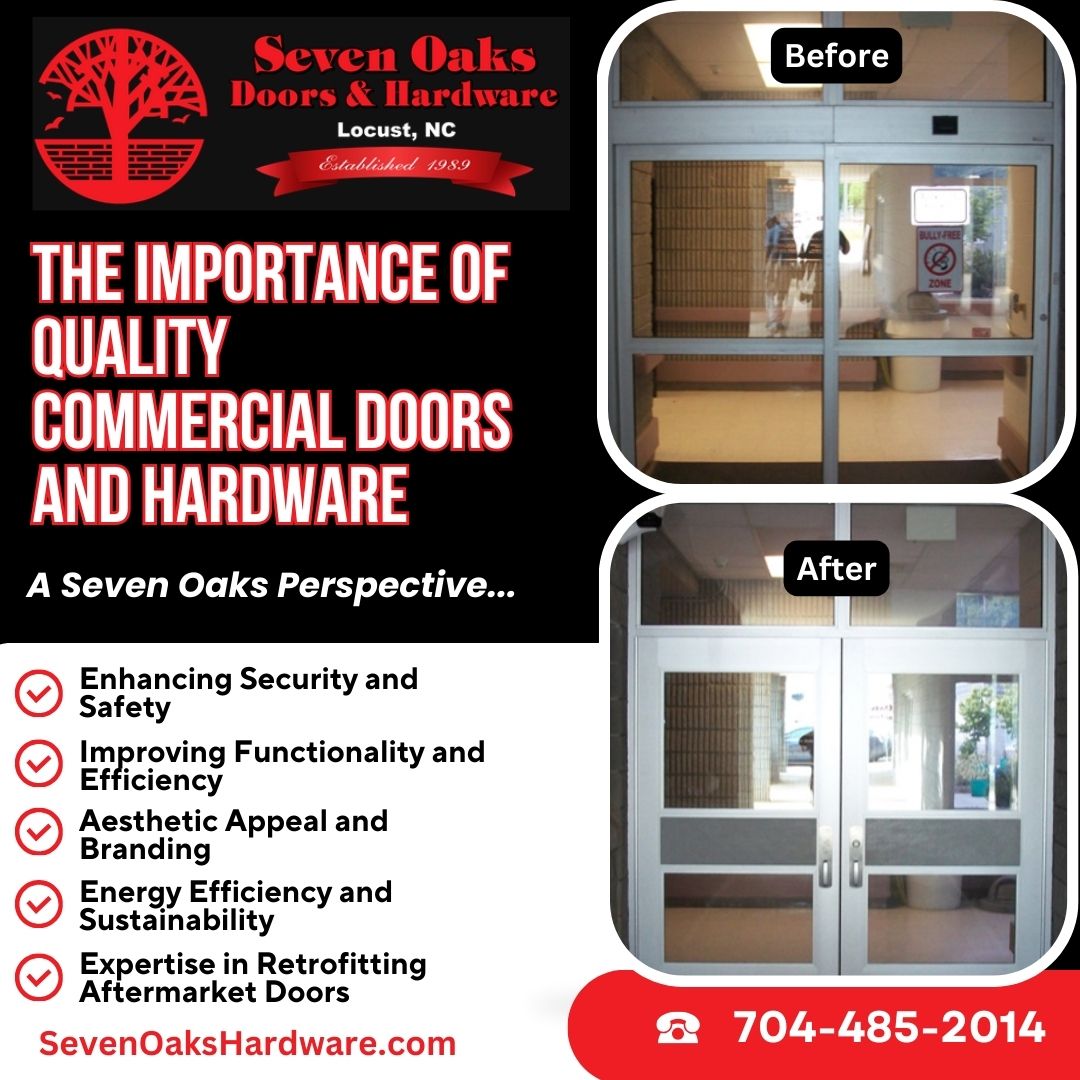 The Importance of Quality Commercial Doors and Hardware: A Seven Oaks Perspective