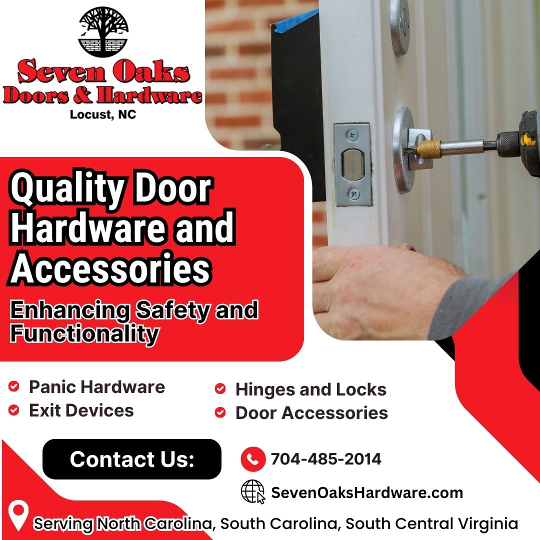 Enhancing Safety and Functionality with Quality Door Hardware and Accessories