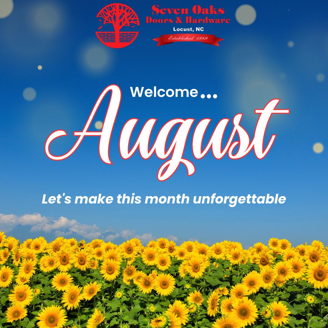 Welcome August and the Weekend Ahead!