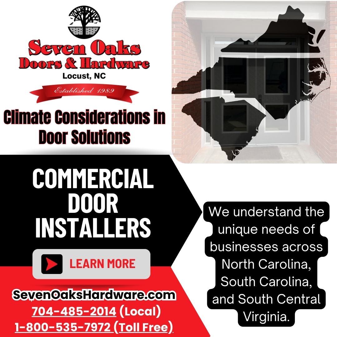 Tailored Door Solutions for Diverse Climates and Industries in NC, SC, and South Central VA