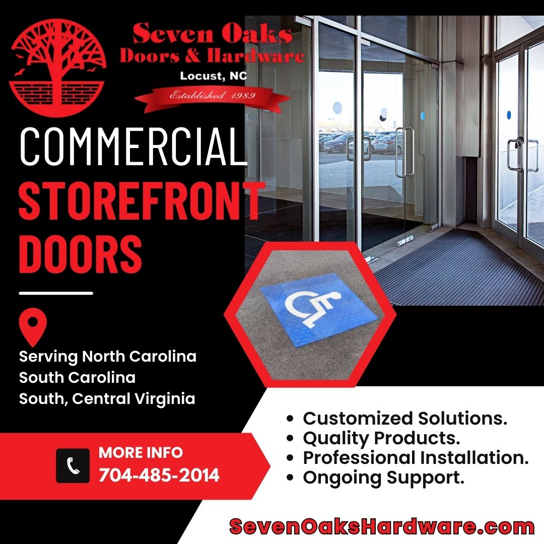 The Importance of Commercial Storefront Doors: Expertise from Seven Oaks