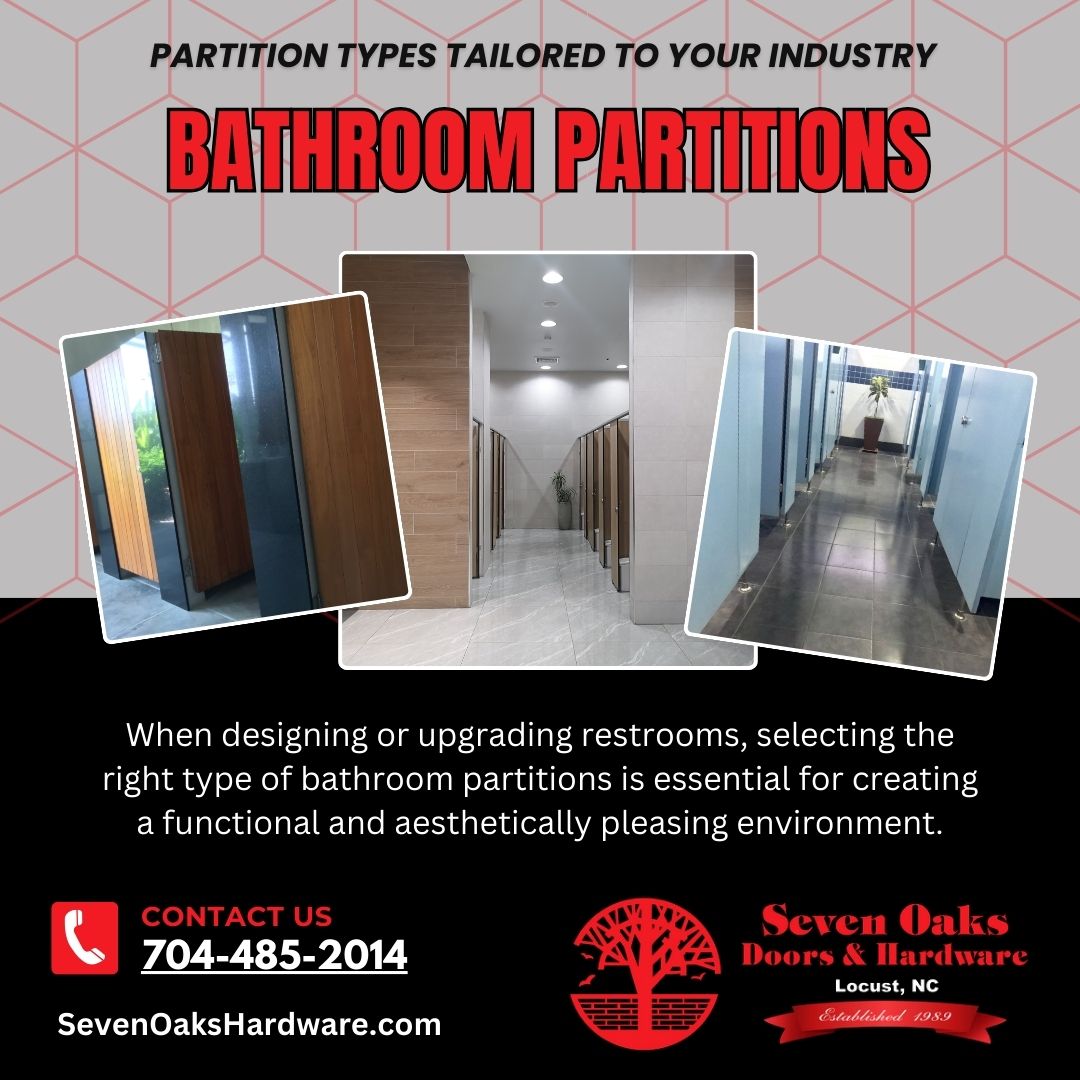 6 Bathroom Partition Types Tailored to Your Industry