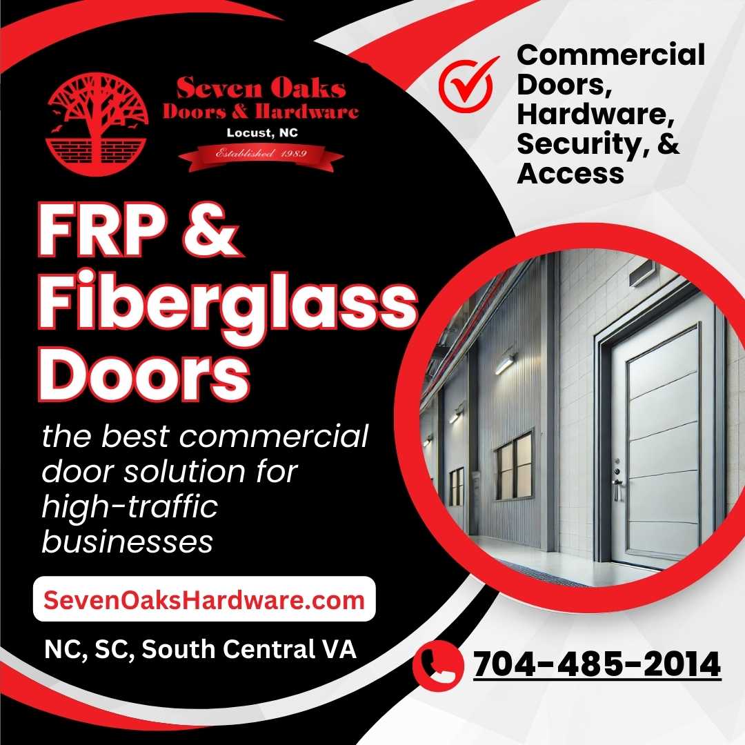 Durable, Low-Maintenance FRP and Fiberglass Doors