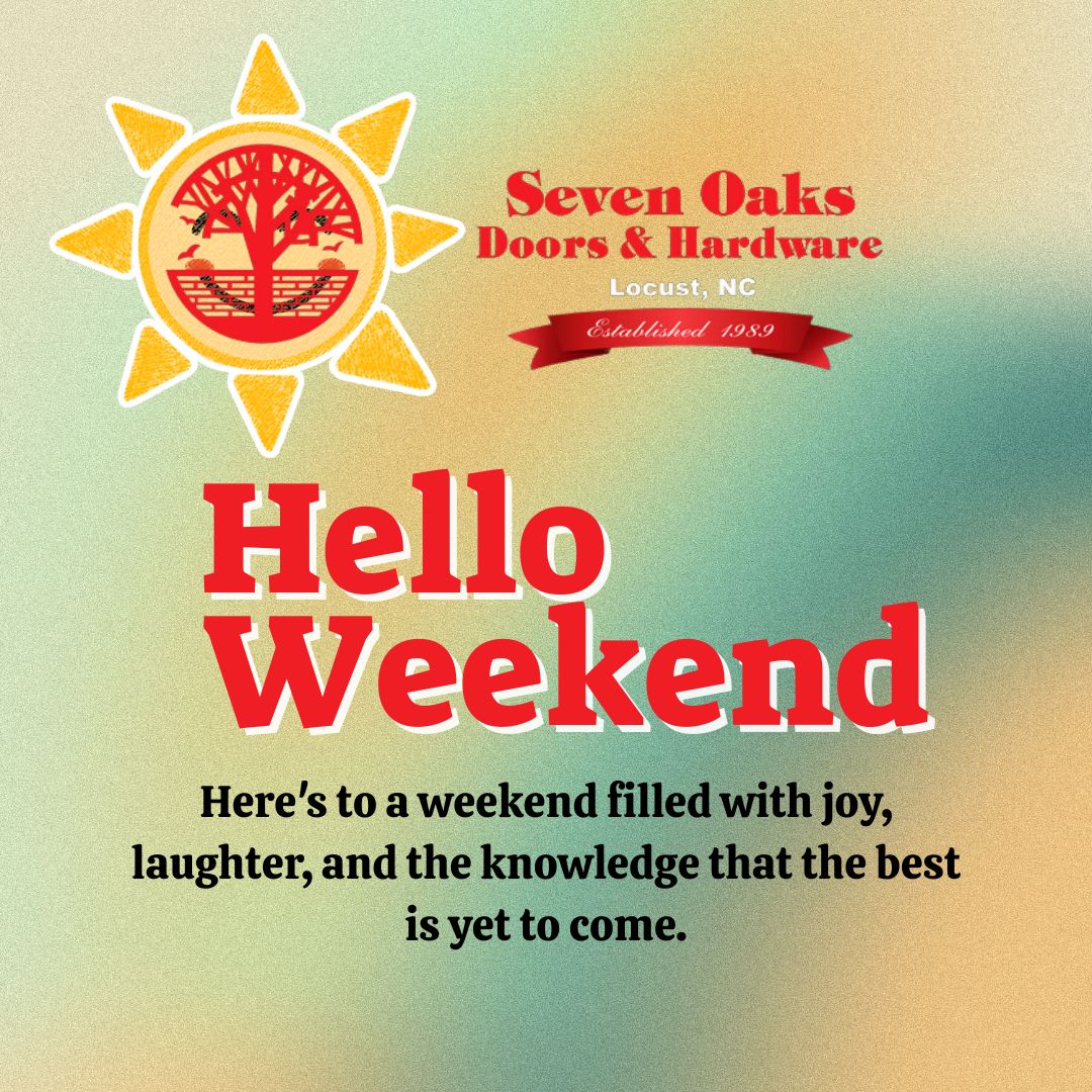Happy Friday from Seven Oaks Commercial Door Solutions! 