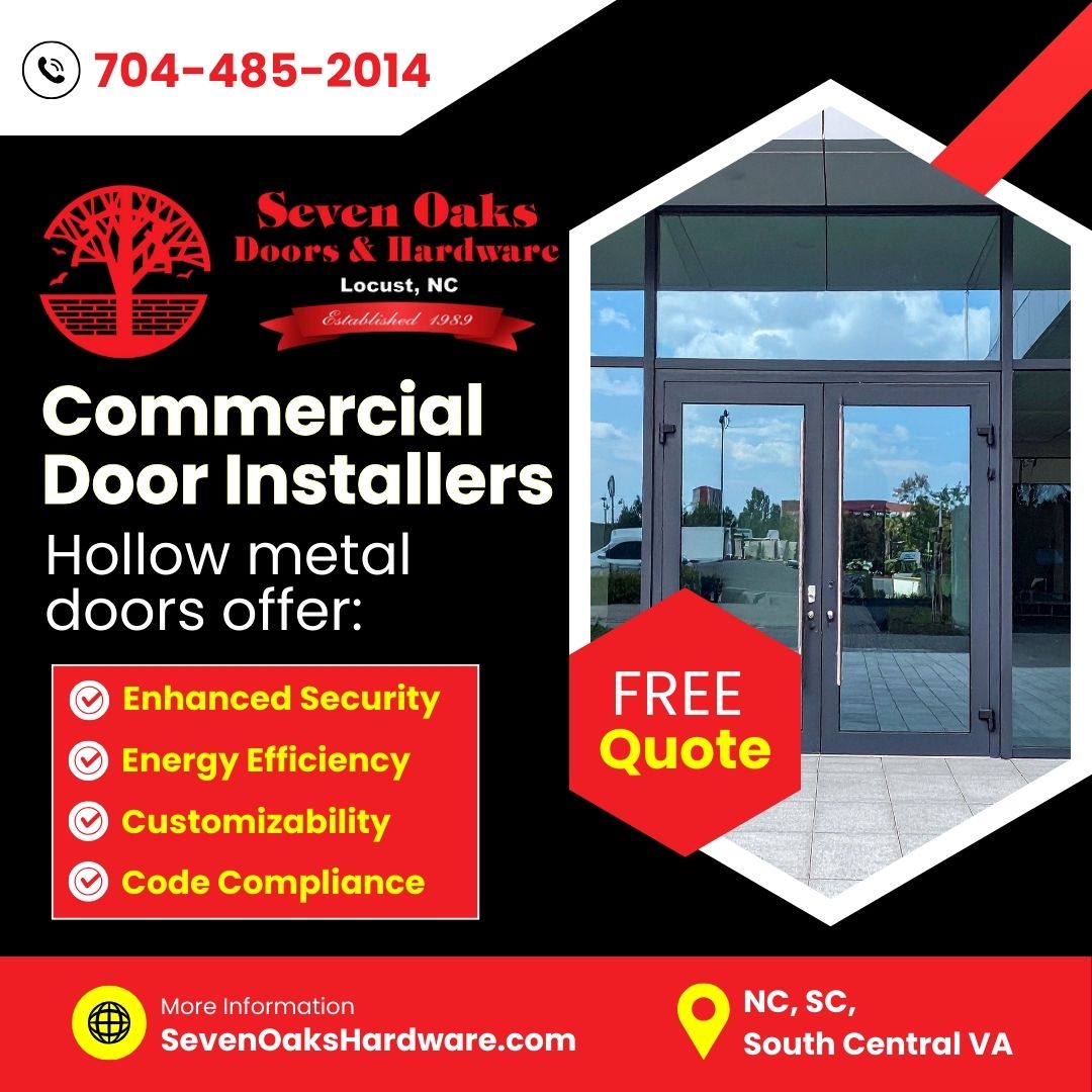 Strength and Security: Hollow Metal Doors and Frames Across South Carolina and North Carolina