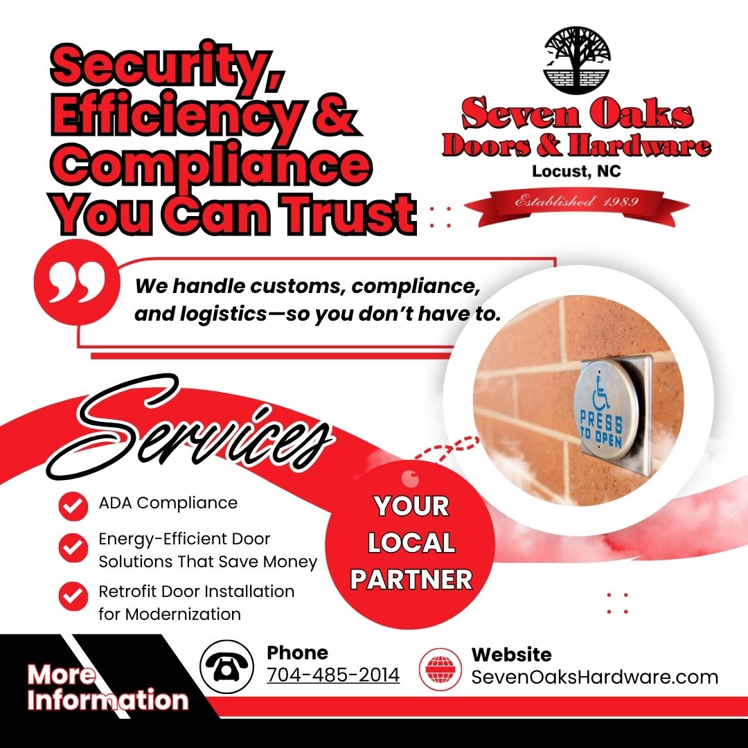 Commercial Door Solutions in South Carolina: Security, Efficiency, and Compliance You Can Trust