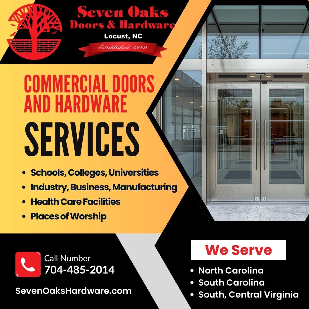 Commercial Doors & Hardware Solutions in Summerville, SC & Horry County – Trusted Local Experts