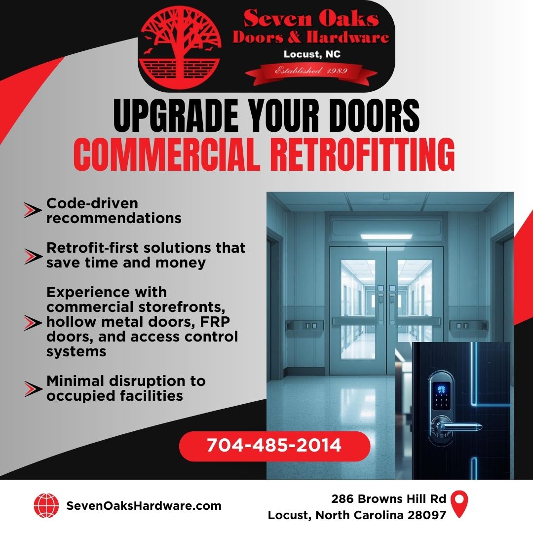 How to Upgrade Commercial Doors Without a Full Replacement: A Smarter Retrofit Strategy