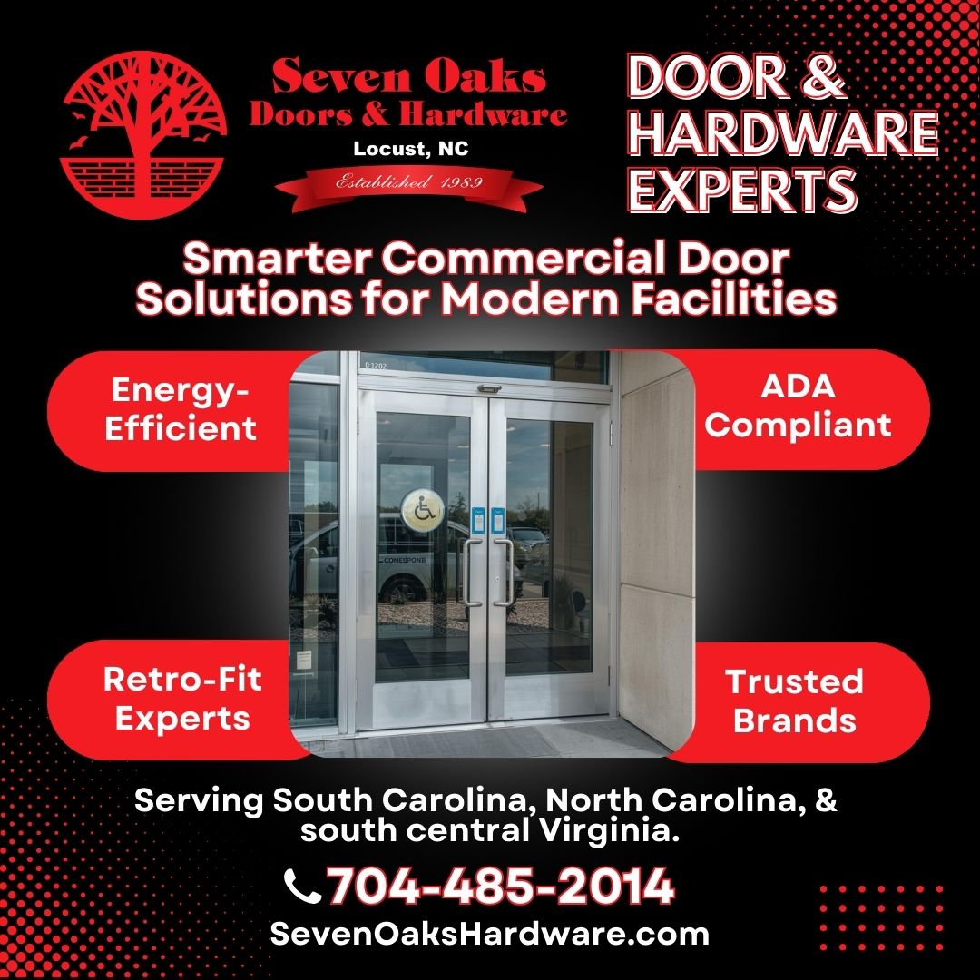 Smarter Commercial Door Solutions for Modern Facilities in the Carolinas and Virginia