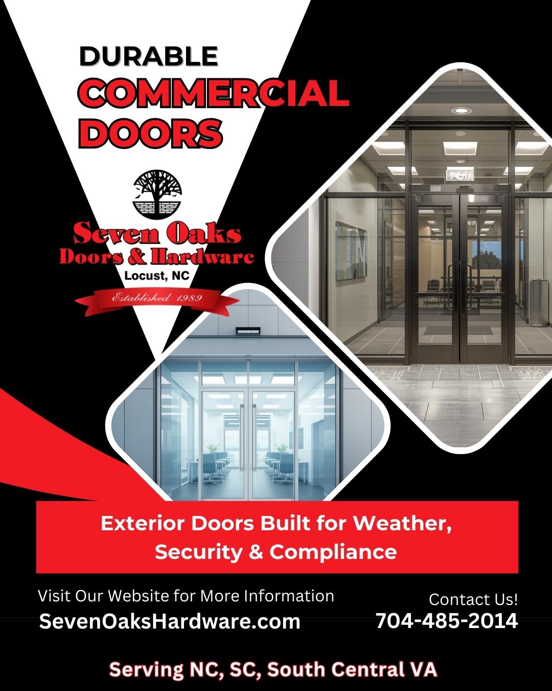 Durable Commercial Doors Designed for Demanding Facilities