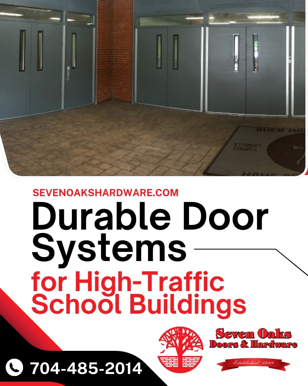 Commercial Doors for Schools in Greenville, NC