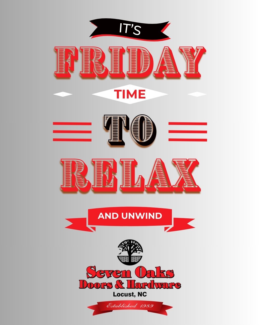 Happy Friday from Seven Oaks!