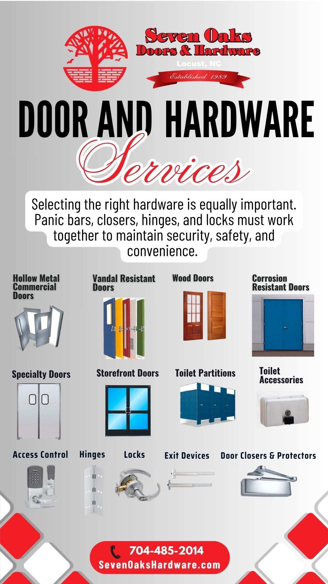 Commercial Doors for Schools and Municipal Buildings in Lynchburg, VA