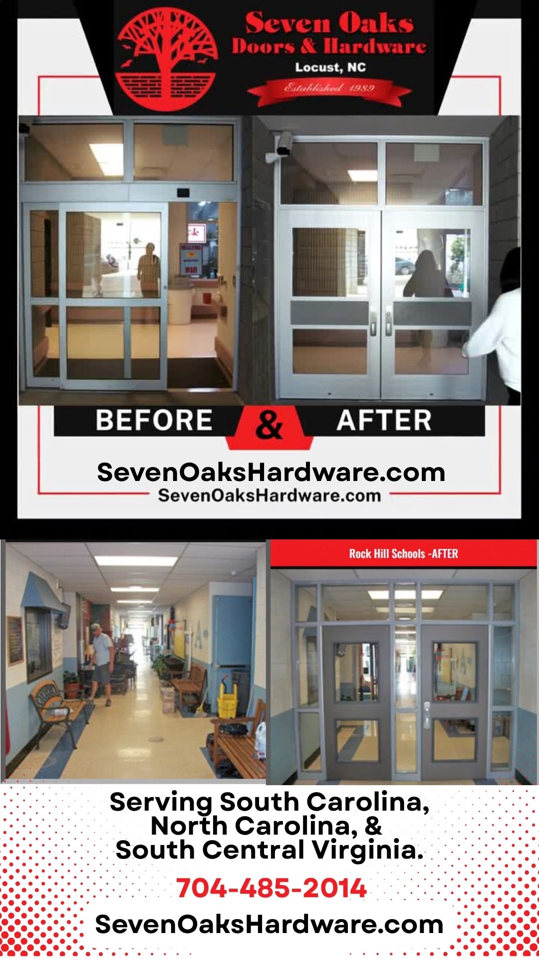 Commercial Doors for Schools in Columbia, SC