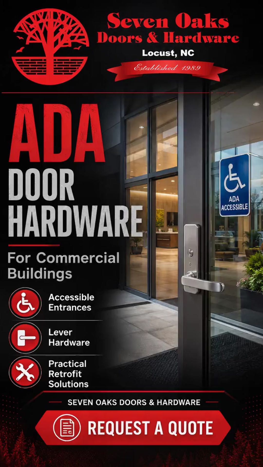 ADA Door Hardware for Commercial Buildings: What Facility Managers Should Know