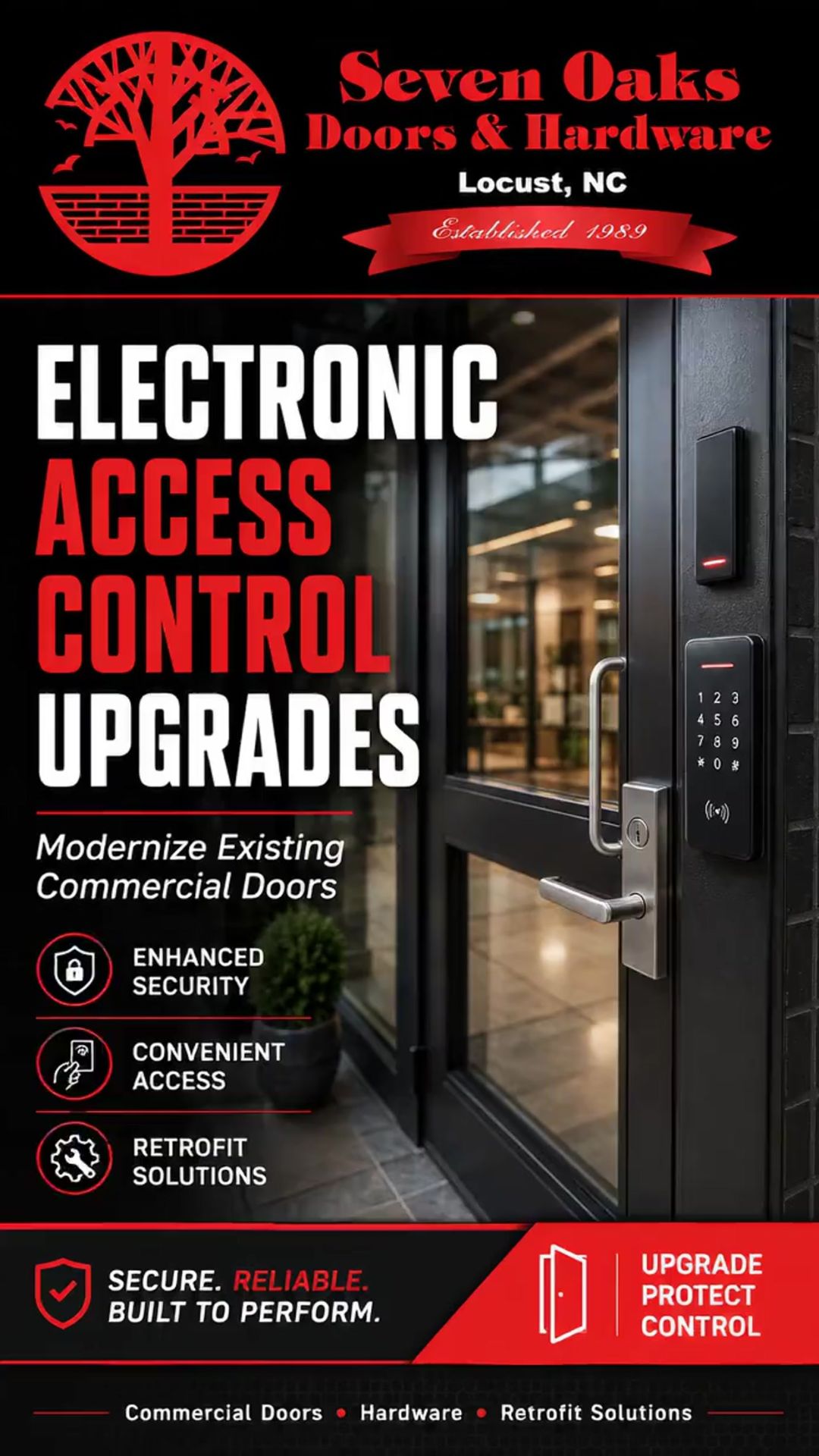 Electronic Access Control Upgrades for Commercial Doors