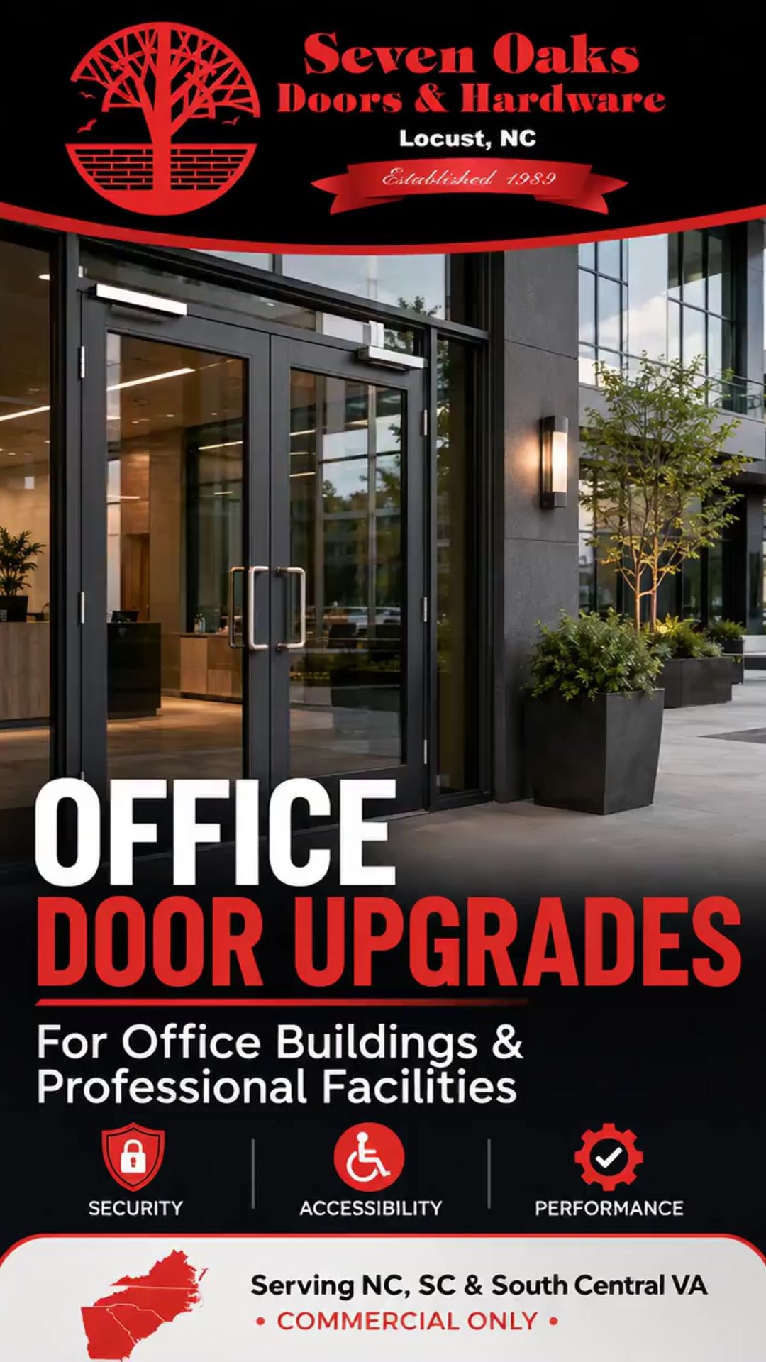 Commercial Door and Hardware Upgrades for Office Buildings and Professional Facilities