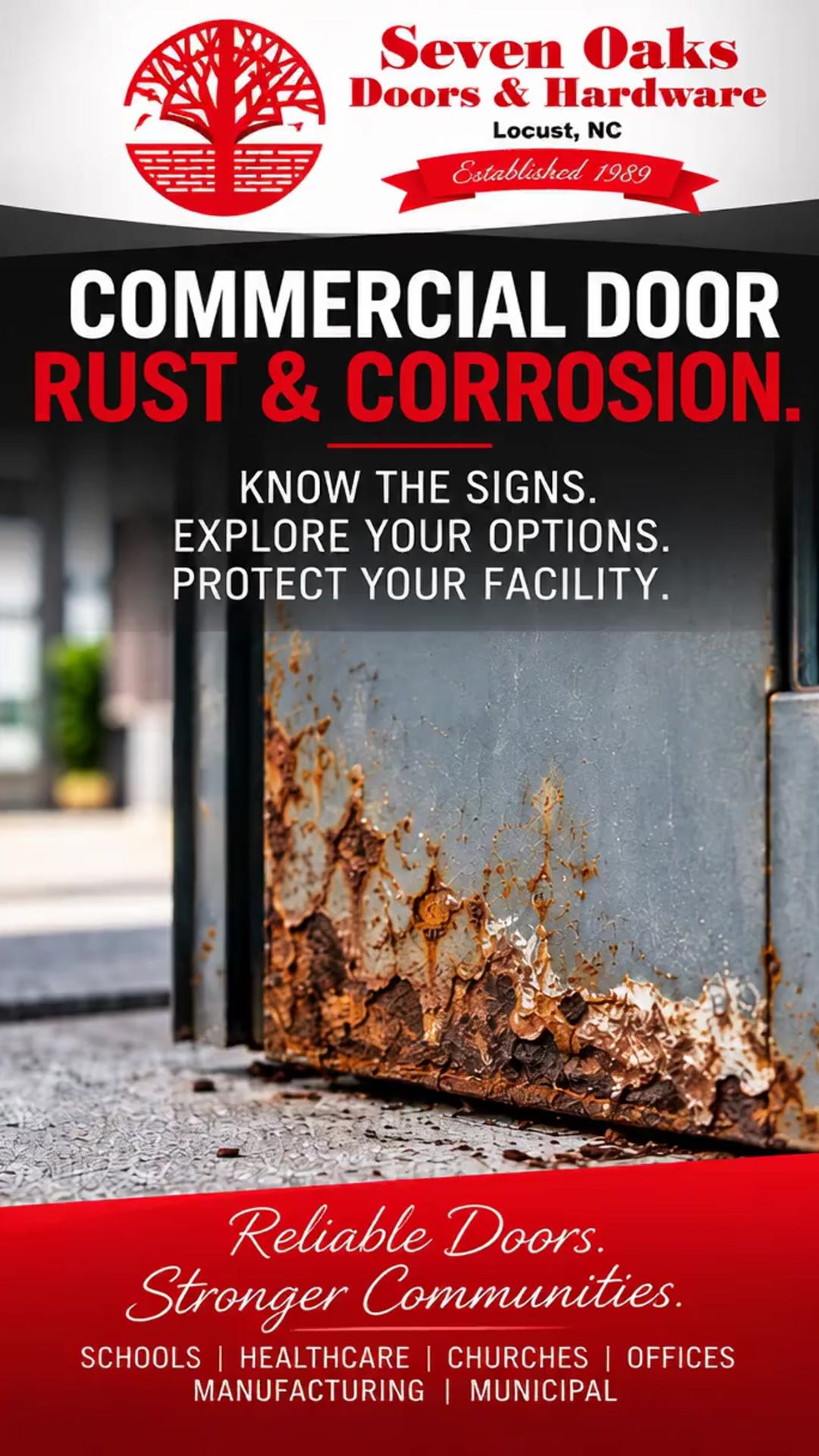 Commercial Door Rust and Corrosion: When Repair or Replacement Is Needed